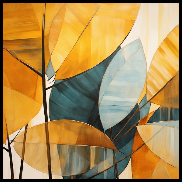 Plakat 90x90cm Harmonia Odcieni zdjęcie 2