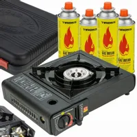 KUCHENKA TURYSTYCZNA GAZOWA W WALIZCE + 4 KARTUSZE