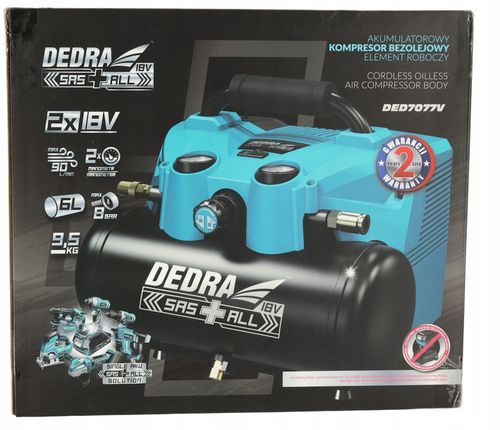 Kompresor bezolejowy DEDRA DED7077V na Arena.pl