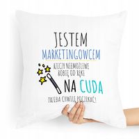 Prezent Poduszka Dla Margetingowca Marketing Z Nadrukiem Ze Zdjęciem