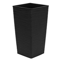 Doniczka FINEZJA 40x40 dłuto czarna Lamela