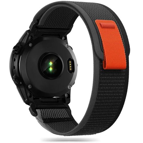 Pasek Nylonowy Tech-Protect DO Garmin Fenix 5,6,7 Czarno-Pomarańczowy na Arena.pl