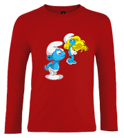 Koszulka z dł.rękaw. Smerfy