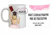KUBEK Z NADRUKIEM DLA PANI PANA INŻYNIER MAGISTER PREZENT NA OBRONĘ
