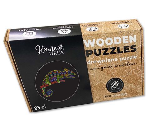Puzzle Drewniane dla dzieci i dorosłych Kameleon 2 Chameleon 2 na Arena.pl