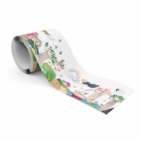 Samoprzylepny Pasek Dla Dzieci Bajkowa KRAINA Drzewa Domy Zwierzęta