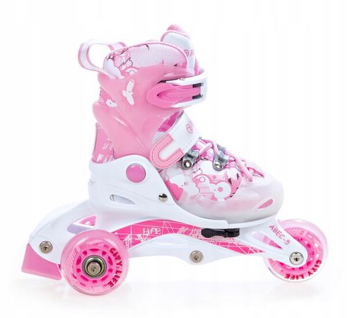 Rolko-Wrotki 3w1 Regulowane RAVEN Princess 26-29 Kauczuk na Arena.pl