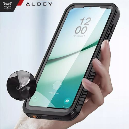 Etui wodoodporne Alogy do Samsung Galaxy S25+ czarny na Arena.pl
