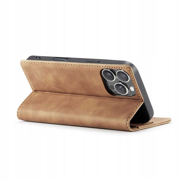 Spacecase Wallet Iphone 16 Pro Max Light Brown zdjęcie 13