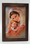 obraz religijny 10x15cm matka boża z dzieciątkiem