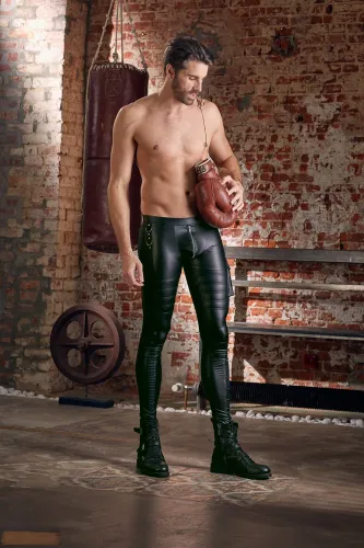 nek spodnie męskie matowe czarne z kieszeniami m elastyczne na Arena.pl