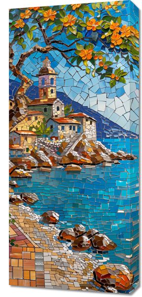 Obraz 40x90cm Mozaikowa Układanka zdjęcie 1