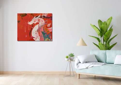 Obraz 90x70cm Orientacyjny Smok na Arena.pl