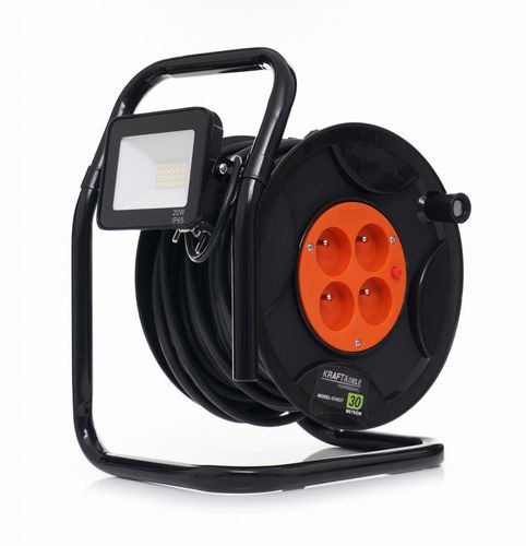 PRZEDŁUŻACZ BĘBNOWY 30M + LED KD4037 na Arena.pl