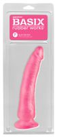 Basix Rubber Works Slim Dildo 17,8 cm PINK