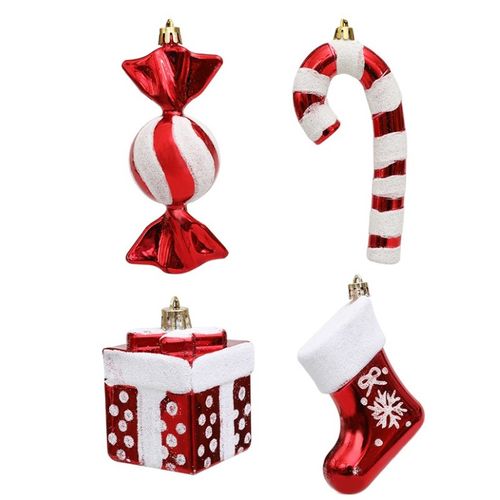 komplet bombek cukierki 4 szt xl czerwone w opakowaniu bsn51 na Arena.pl
