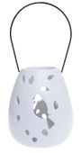 Lampion ceramiczny biały