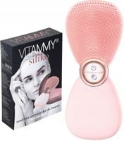 SONICZNA SZCZOTECZKA DO TWARZY PODGRZEWANA MASAŻER 2PROGRAMY VITAMMY SILIKO