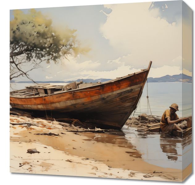Obraz 50x50cm Spokój Przybrzeża zdjęcie 1
