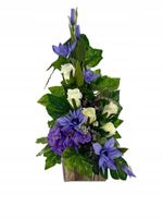 WIĄZANKA STROIK KOMPOZYCJA NA GRÓB CMENTARZ SZTUCZNE KWIATY