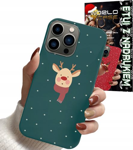 ETUI CASE DO IPHONE 11 PRO - ŚWIĄTECZNE WZORY RENIFER MIKOŁAJ PREZENT na Arena.pl