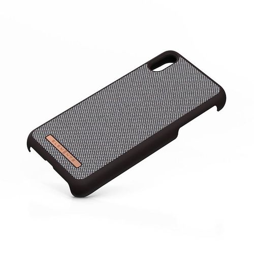 Materiałowe etui iPhone Xs Max (Dark Brown) na Arena.pl