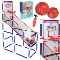 Koszykówka gra zręcznościowa sportowa przenośny basketball 2 piłki pompka