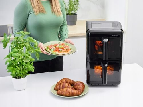 Frytkownica beztłuszczowa air fryer duża podwójna 12l MPM MFR-13 na Arena.pl