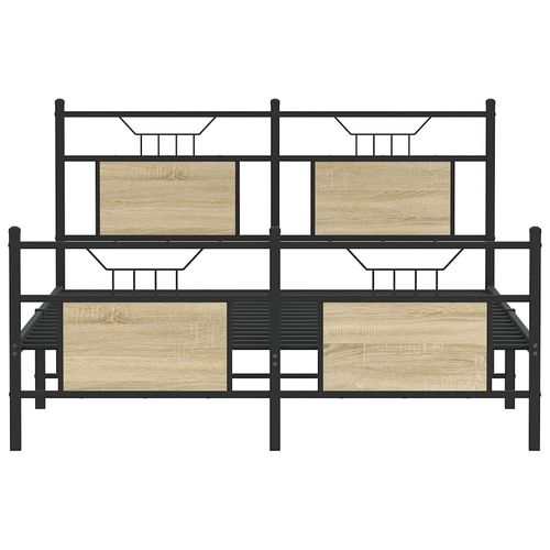 Łóżko bez materaca, dąb sonoma, 140x200 cm na Arena.pl