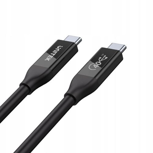 Kabel Unitek USB typ C - USB typ C 0,8 m czarny na Arena.pl
