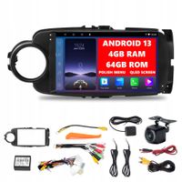 RADIO ANDROID 13 TOYOTA YARIS III 2011-2019 ANDROID AUTO CARPLAY 4GB/64GB