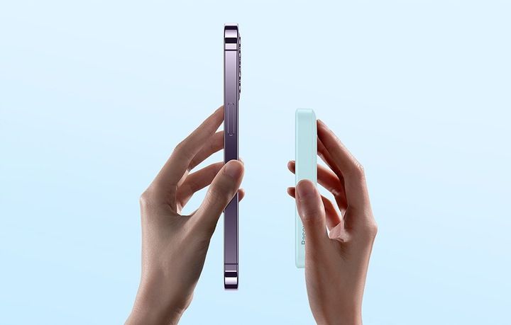 BASEUS MAGNETYCZNY POWER BANK LED KABEL USB-C 6000MAH 20W POWERBANK MAGSAFE zdjęcie 6