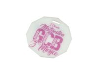 medal okolicznościowy z plexi mlecznej, pamiątka 8x8 cm 50szt