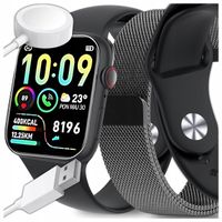 SMARTWATCH ZEGAREK MĘSKI SPORTOWY POLSKIE MENU ROZMOWY SPORT KROKI PULS