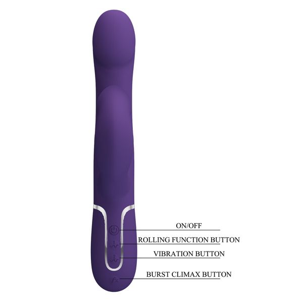 Pretty Love - Falin Dark Purple, 7 Vibration Functions 4 Rolling Functions zdjęcie 10