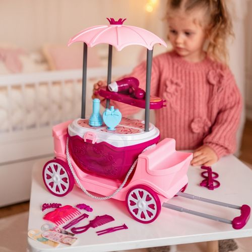 WOOPIE Salon Piękności Urody Toaletka na Kółkach Wózek Wlizka 31 akc. 4w1 na Arena.pl