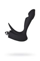 erotist first prostate stimulator, silicone, black, 14.4 cm