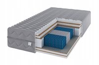 Materac Multipocket 4x kokos H5 H5 160x200 bardzo twardy