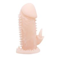 elastyczna nakładka na penisa z sex wypustkami