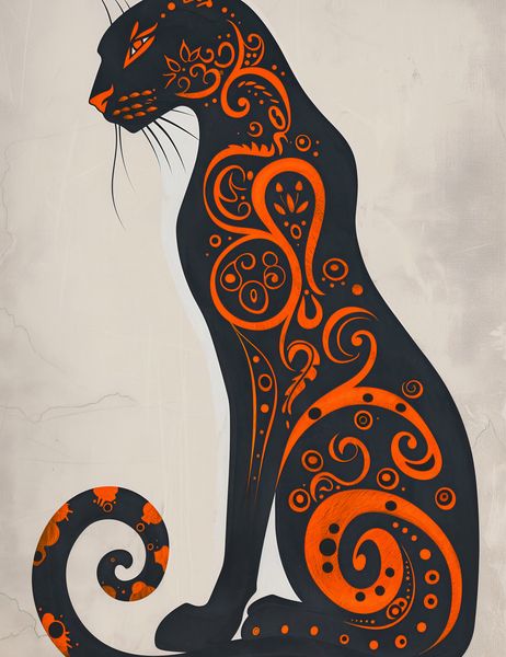 Plakat 50x65cm Sztuka i Ornament zdjęcie 1