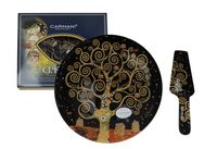 Talerz deserowy z łopatką - G. Klimt, Drzewo życia (CARMANI)