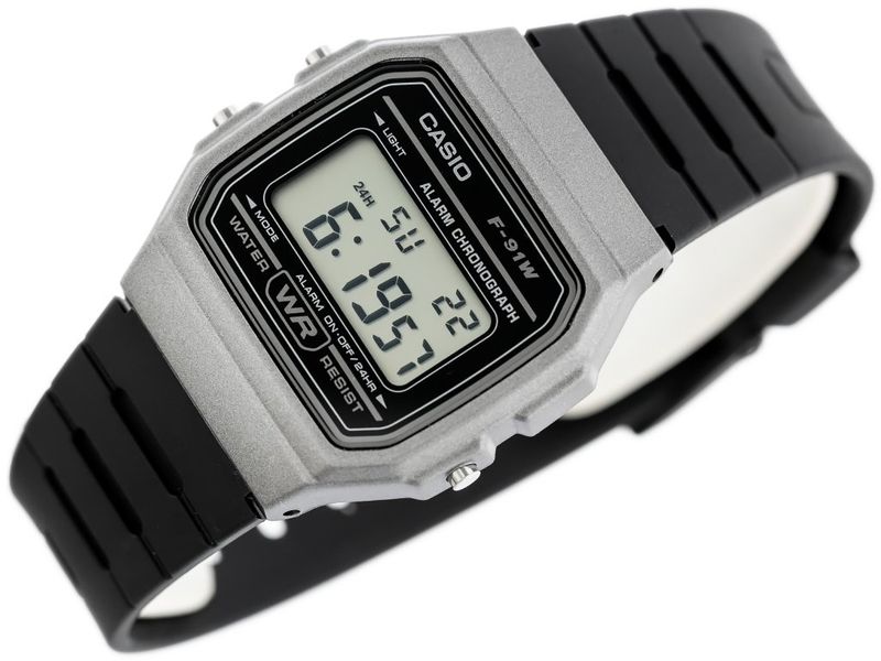 ZEGAREK MĘSKI CASIO F-91WM-1BDF (zd102d)  + BOX zdjęcie 2