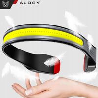 2 x Latarka czołówka lampka LED COB do biegania na rower mocna akumulator U