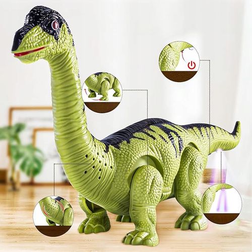 DINOZAURY T-REX ZABAWKA ŚWIECI RYCZY CHODZI INTERAKTYWNY REALISTYCZNY na Arena.pl