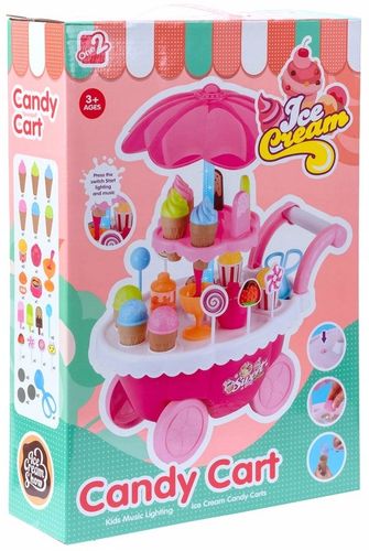 WÓZEK LODZIARNIA SKLEP ZE SŁODYCZAMI DŹWIĘKI i LED na Arena.pl