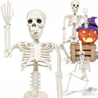 Dekoracja szkieletor szkielet kościotrup dekoracyjny na Halloween 90 cm