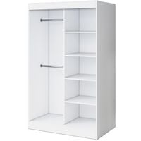 Korpus szafy 120 Regał BIAŁA - RÓŻNE UKŁADY