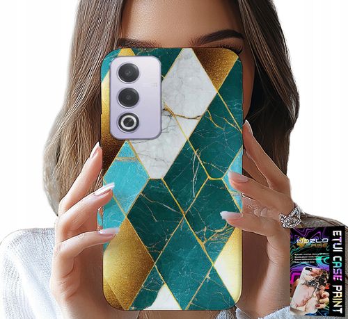 ETUI DO OPPO A80 5G - ELEGANCKIE MODNE WZORY CASE + FOLIA na Arena.pl