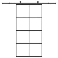 Drzwi przesuwne a akcesoriami, 102,5x205 cm, ESG i aluminium