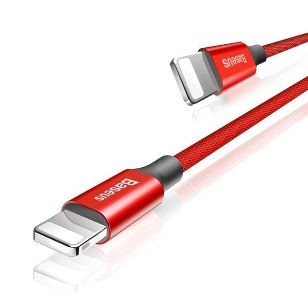 Kabel 1.8m Baseus Yiven Lightning 2A (czerwony) zdjęcie 4